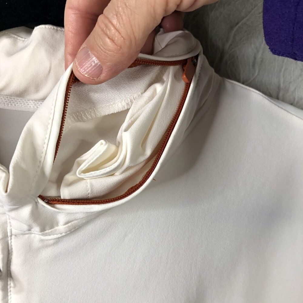 Texas Longhorns Jacket Mens XL White NCAA Football Nike Quarter Zip Pullover - Picture 4 of 16